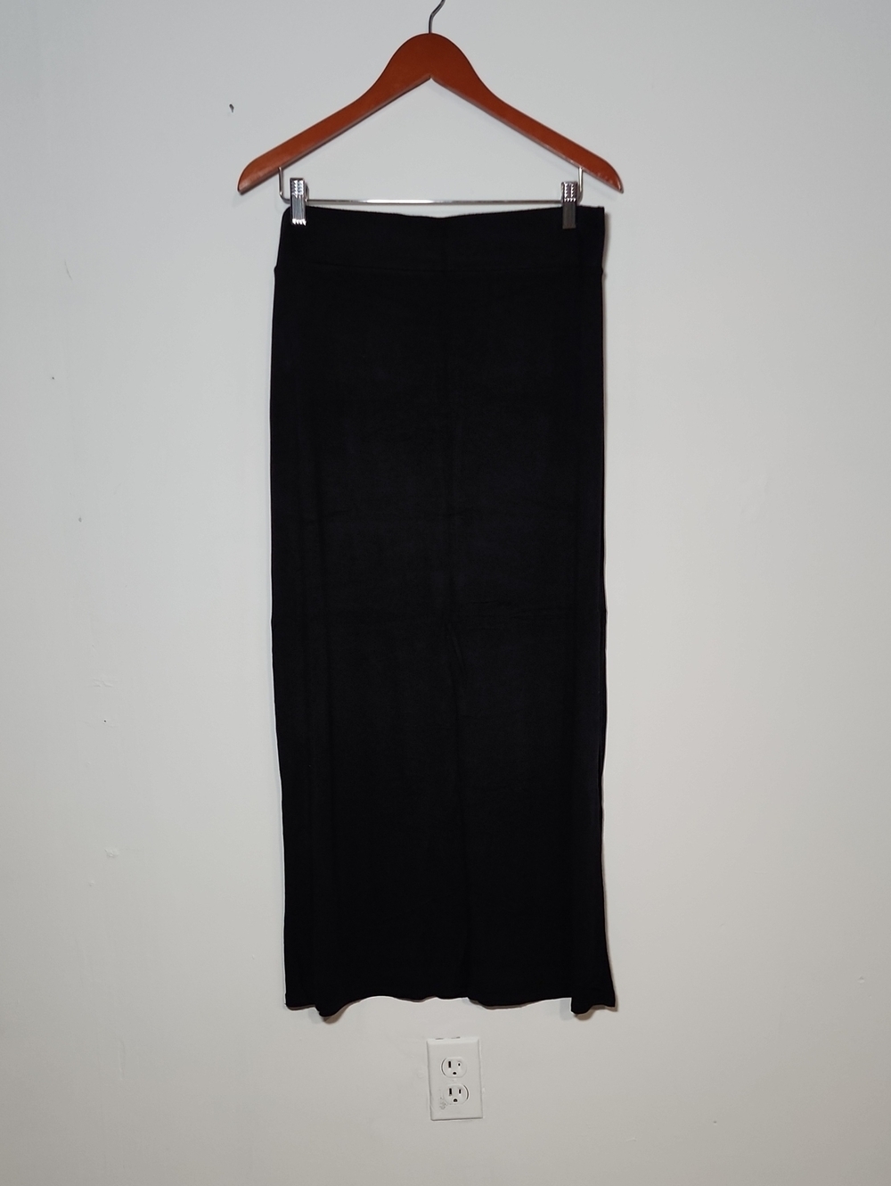 a.n.a Black Maxi Knit Skirt